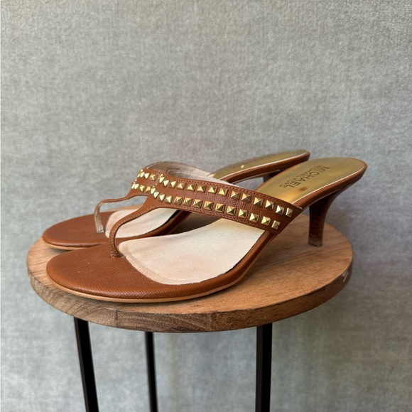 MICHAEL Michael Kors Alexi Thong Heeled Sandals Size 7 - Picture 12 of 12